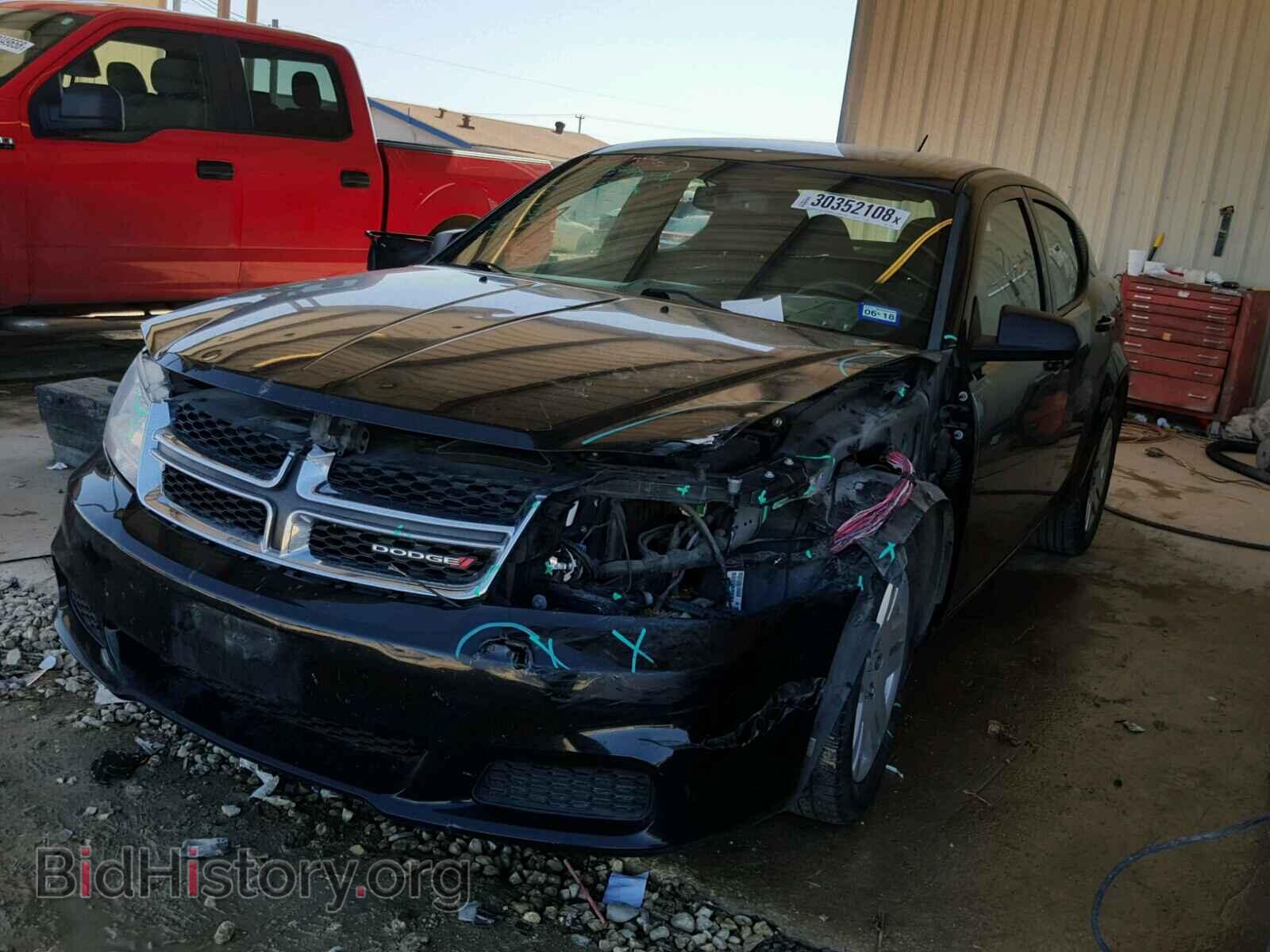 2014 DODGE AVENGER - VIN: 1C3CDZAG0EN218584 - Фото 2