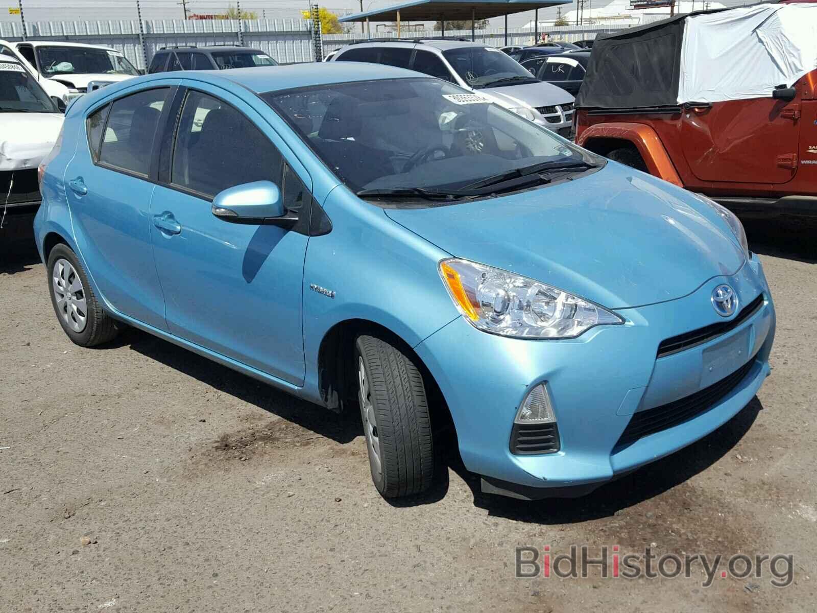 Photo JTDKDTB32E1076729 - TOYOTA PRIUS 2014