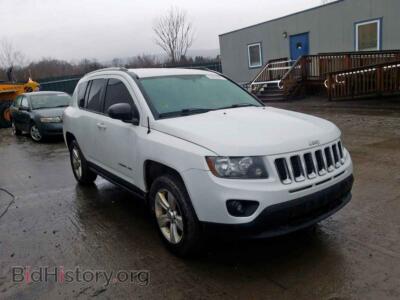 2014 Jeep COMPASS Compass SP, белый — VIN 1C4NJDBB0ED883820, Copart