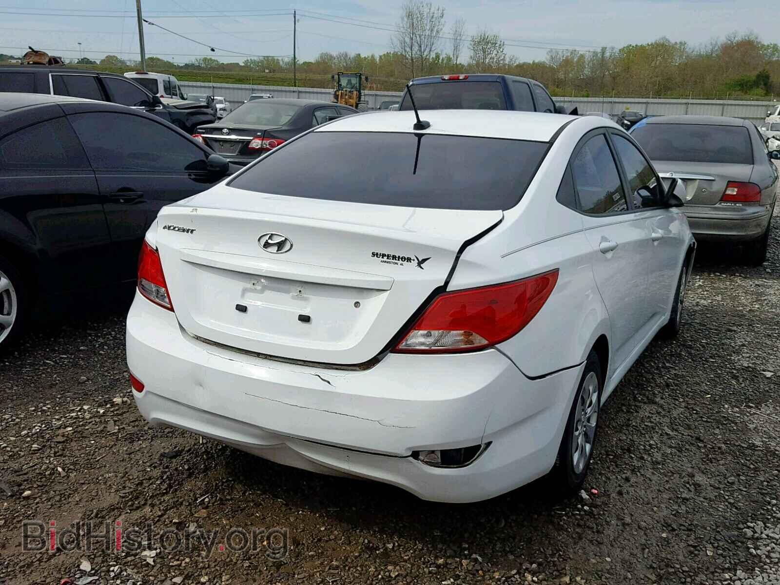 2016 HYUNDAI ACCENT - VIN: KMHCT4AE1GU163793 - Фото 4