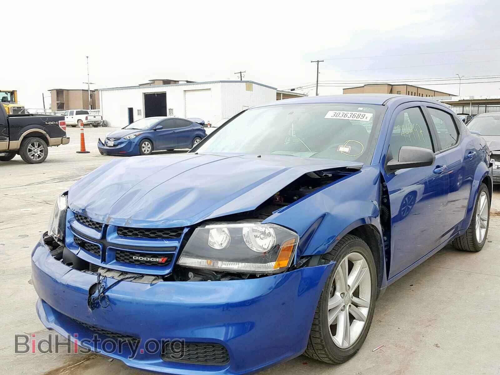 2014 DODGE AVENGER - VIN: 1C3CDZAB4EN182497 - Фото 2