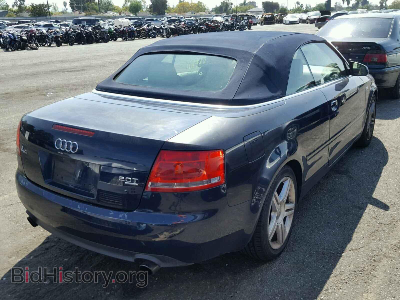 2007 AUDI A4 - VIN: WAUDF48H77K019030 - Фото 4