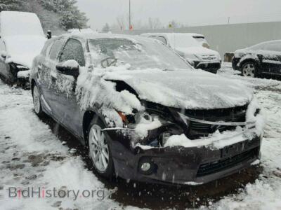 2011 Lexus CT 200, черный — VIN JTHKD5BH5B2039170, Copart