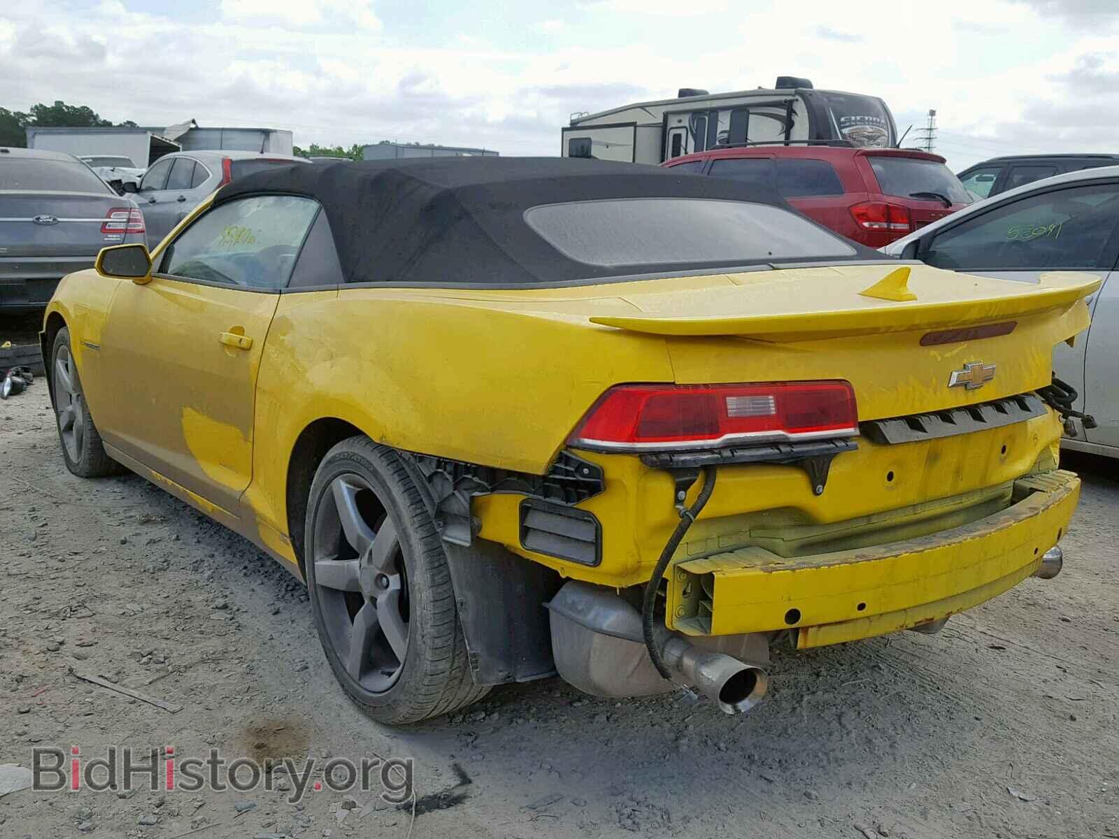 2014 CHEVROLET CAMARO - VIN: 2G1FB3D37E9307522 - Фото 3