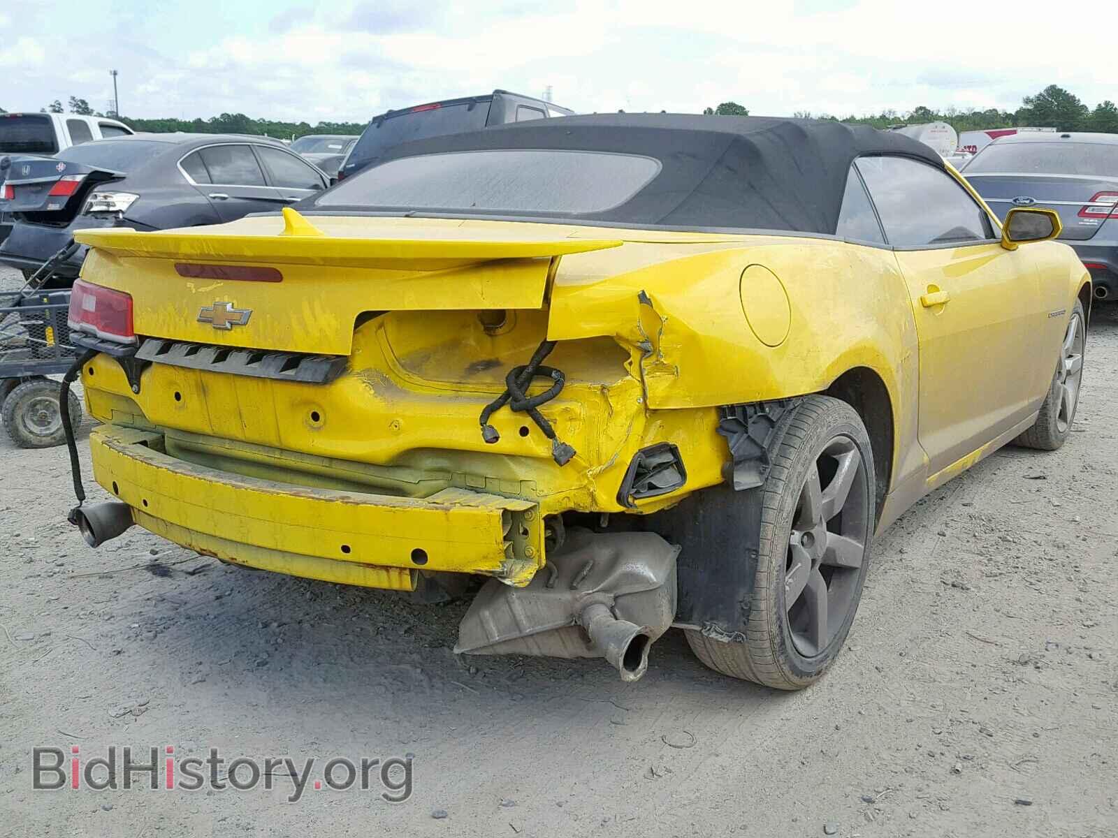 2014 CHEVROLET CAMARO - VIN: 2G1FB3D37E9307522 - Фото 4
