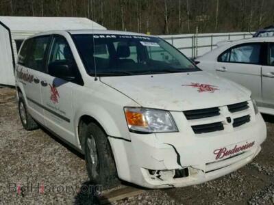2010 Dodge CARAVAN Grand Cara, white — VIN 2D4CN1AE7AR464458, Copart