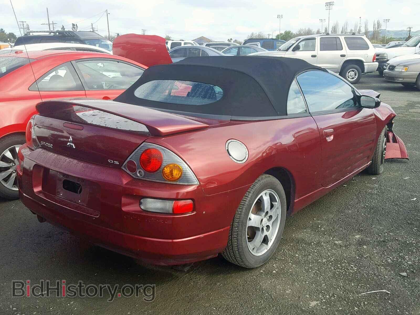 2003 MITSUBISHI ECLIPSE - VIN: 4A3AE45G33E167945 - Фото 4