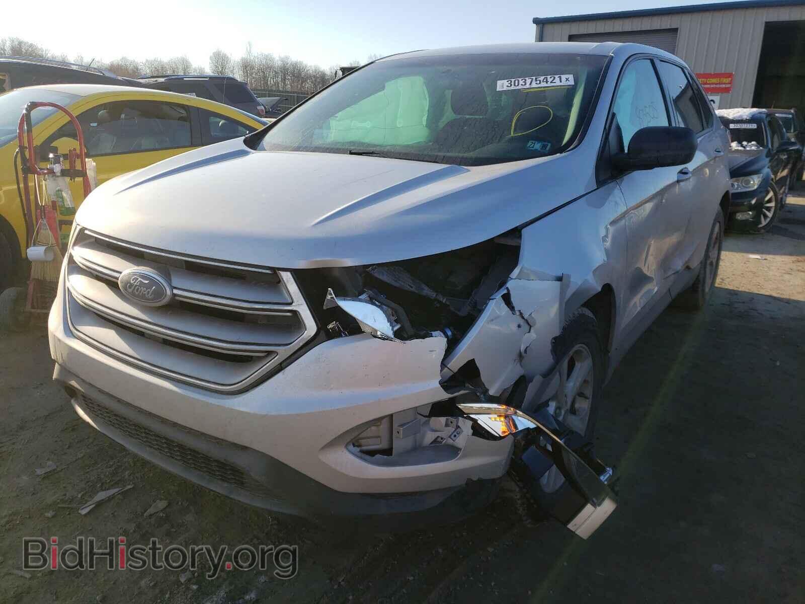 2016 FORD EDGE - VIN: 2FMPK4G92GBB83622 - Фото 2