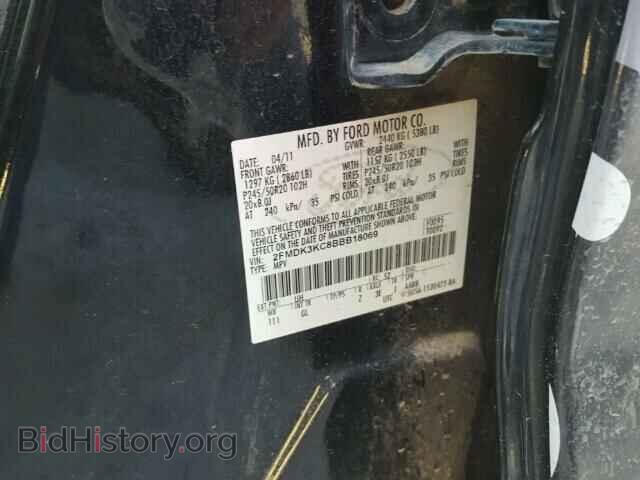 2011 FORD EDGE - VIN: 2FMDK3KC8BBB18069 - Photo 10