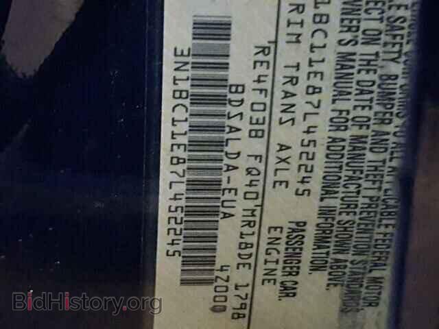 2007 NISSAN VERSA - VIN: 3N1BC11E87L452245 - Фото 10