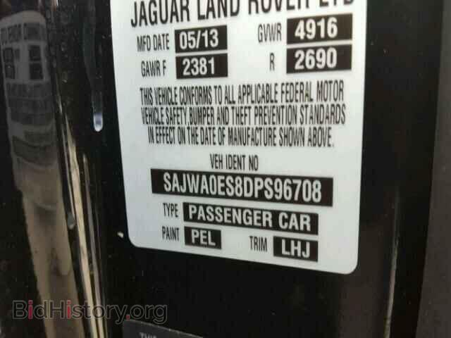 2013 JAGUAR XF - VIN: SAJWA0ES8DPS96708 - Фото 10