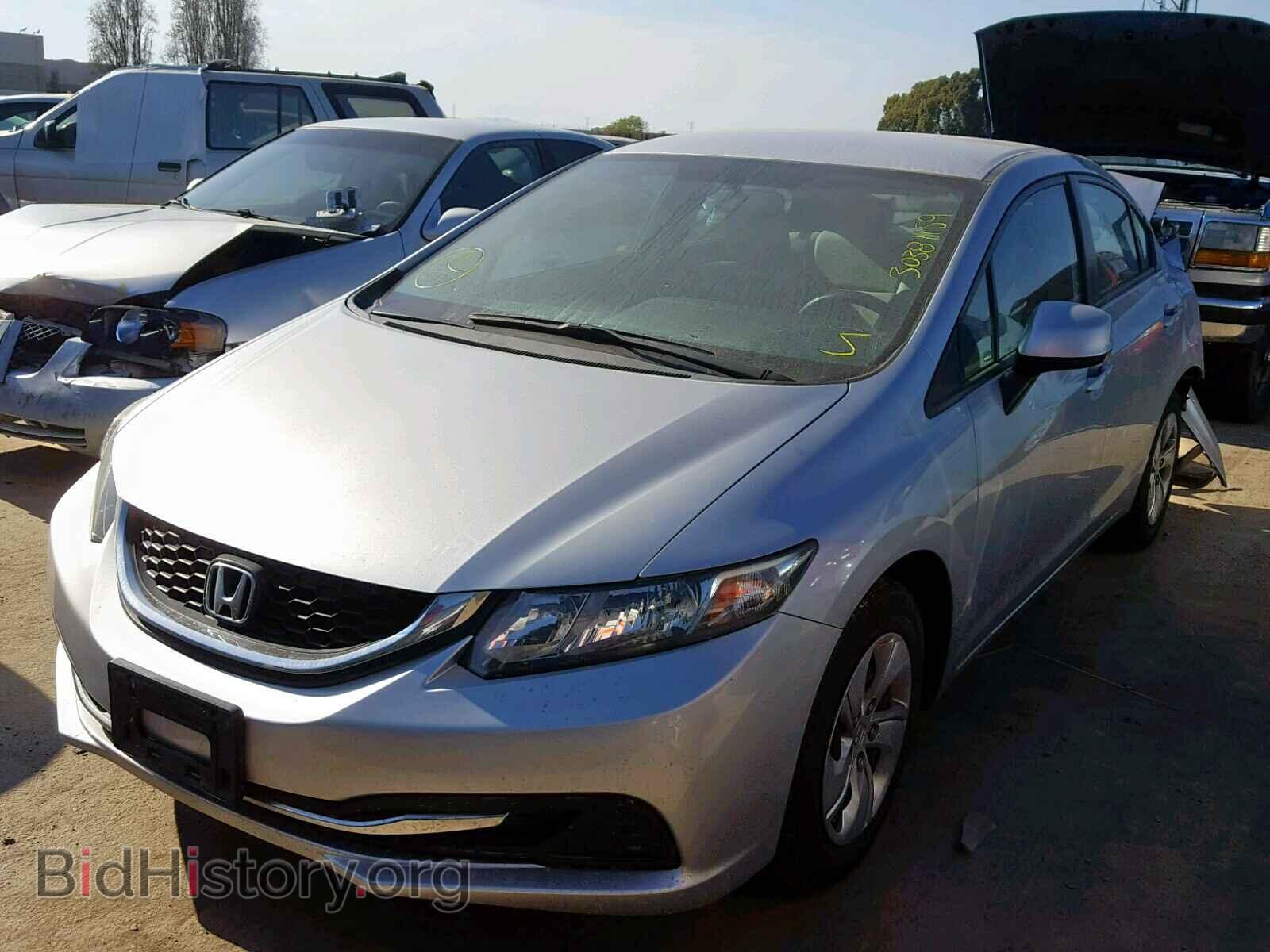 2013 HONDA CIVIC LX - VIN: 19XFB2F50DE227639 - Фото 2