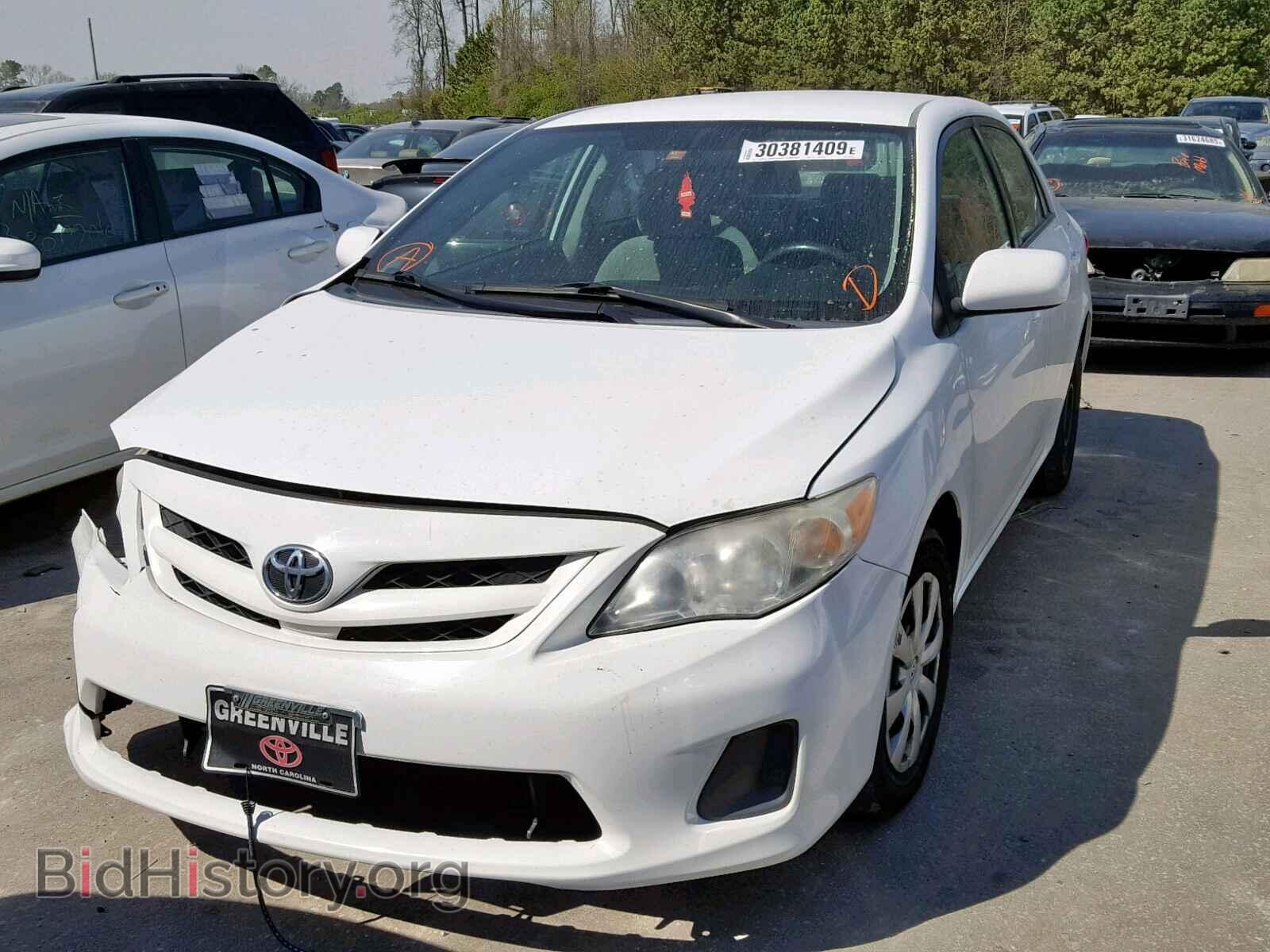 2011 TOYOTA COROLLA BA - VIN: 2T1BU4EE2BC567554 - Фото 2