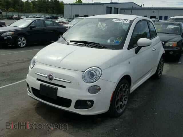 2012 FIAT 500 - VIN: 3C3CFFBR1CT371075 - Фото 2