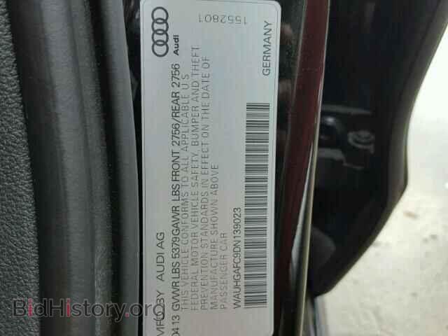 2013 AUDI A6 - VIN: WAUHGAFC9DN139023 - Фото 10