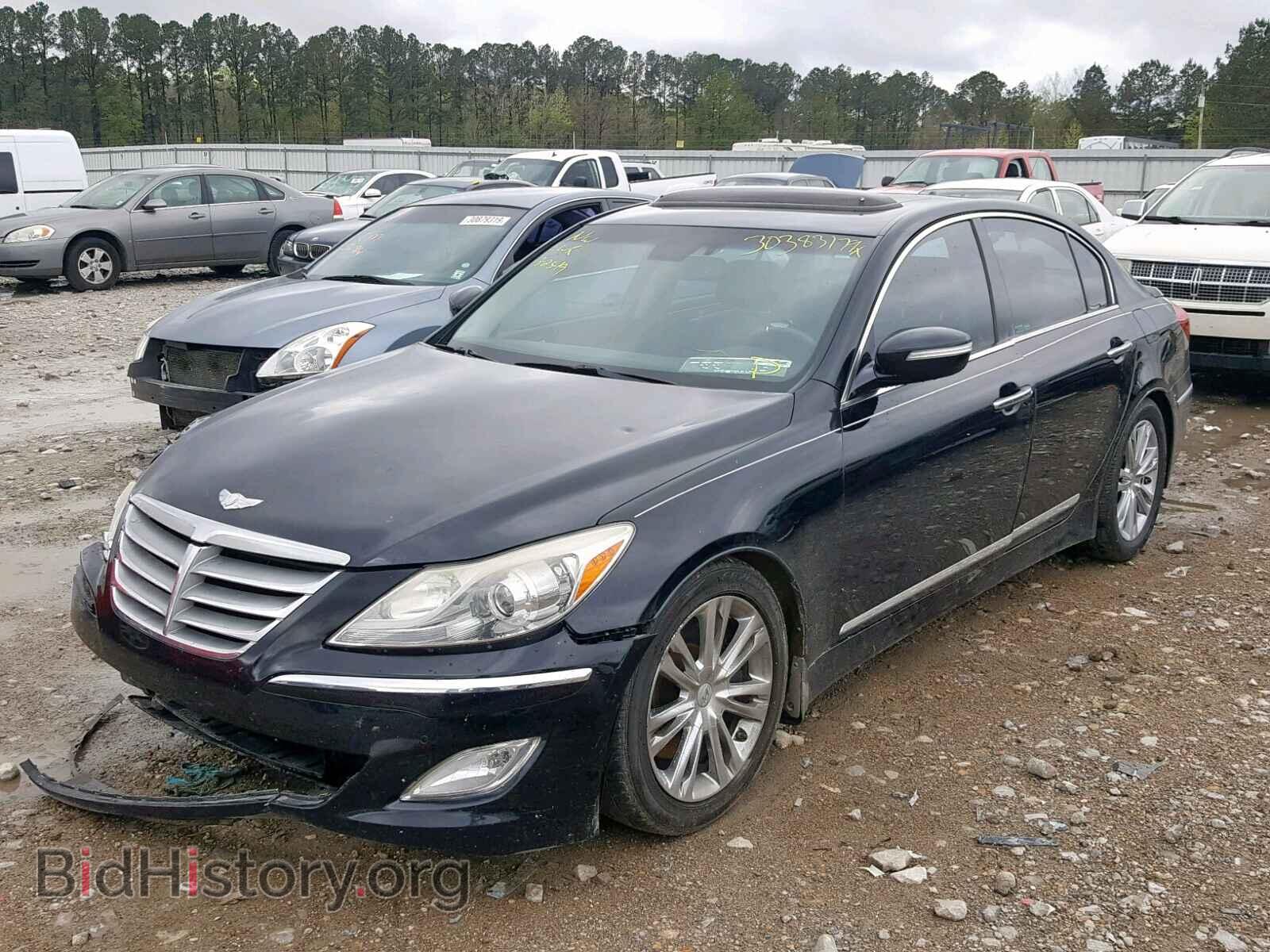 2012 HYUNDAI GENESIS - VIN: KMHGC4DF6CU200191 - Фото 2