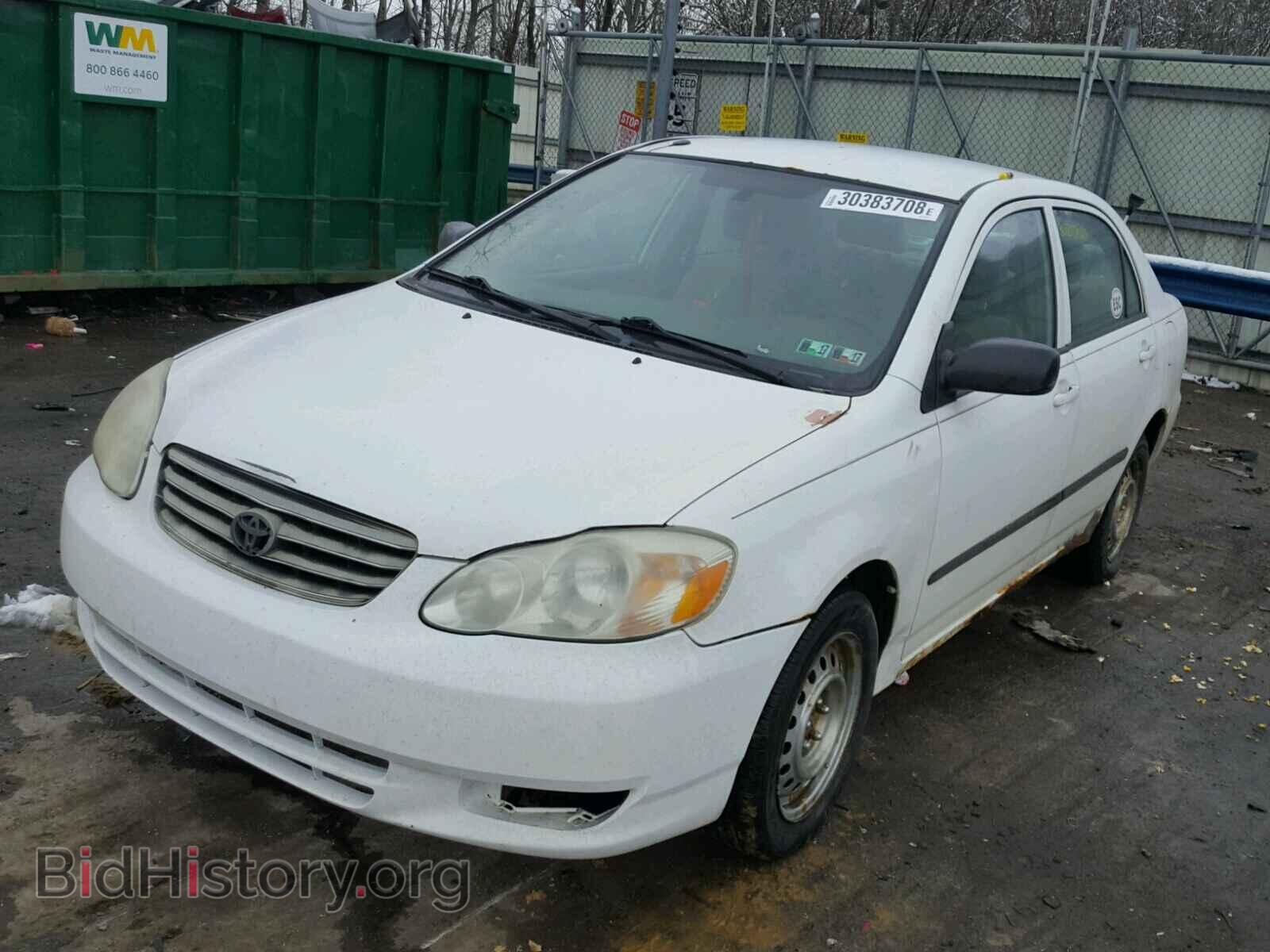 2003 TOYOTA COROLLA - VIN: 1NXBR32E63Z059460 - Фото 2