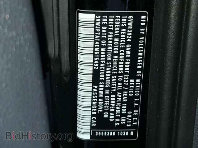 2014 VOLKSWAGEN BEETLE - VIN: 3VWJP7AT4EM615492 - Фото 10