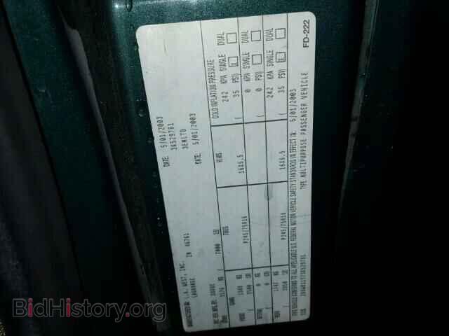 2003 DODGE RAM VAN - VIN: 2D6WB11Y73K529781 - Фото 10