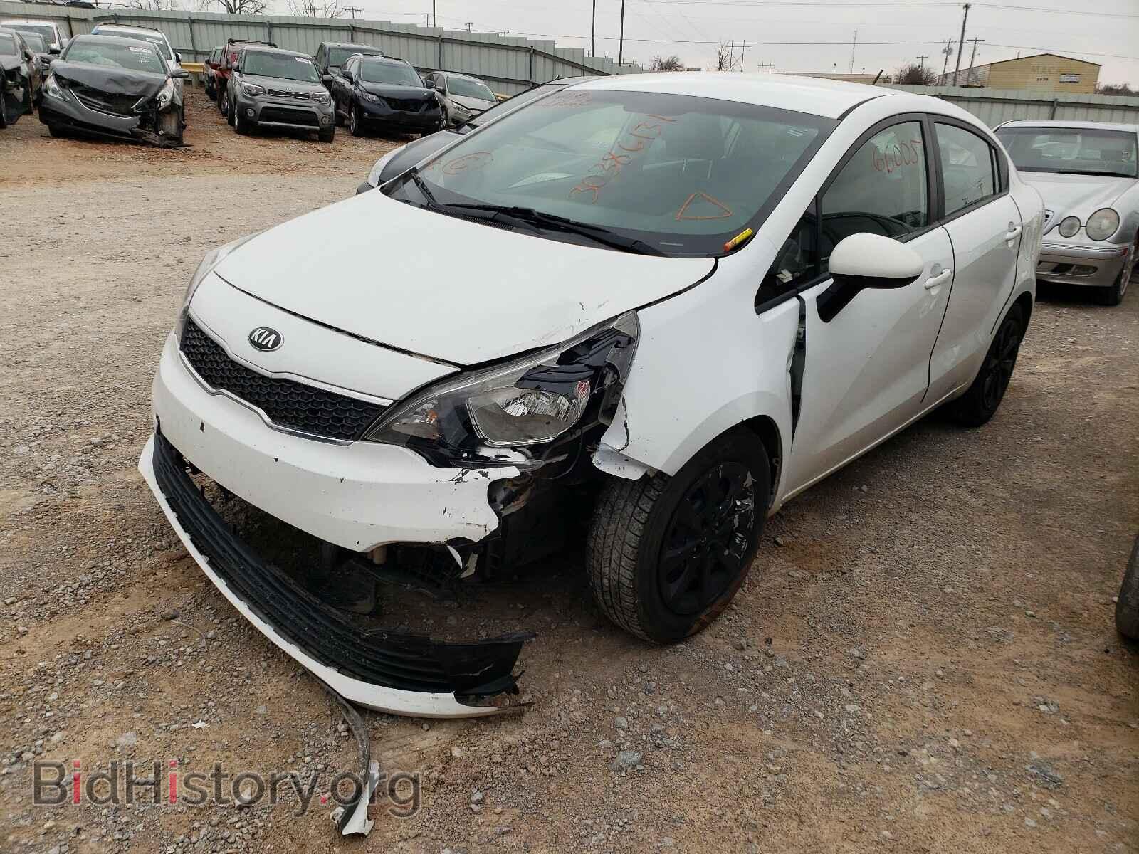 2016 KIA RIO - VIN: KNADN4A39G6627660 - Фото 2