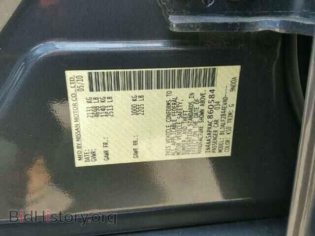 2010 NISSAN MAXIMA - VIN: 1N4AA5APXAC860584 - Фото 10