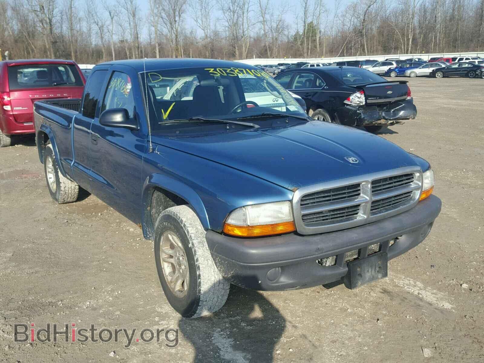 Photo 1D7GL12K34S618262 - DODGE DAKOTA 2004
