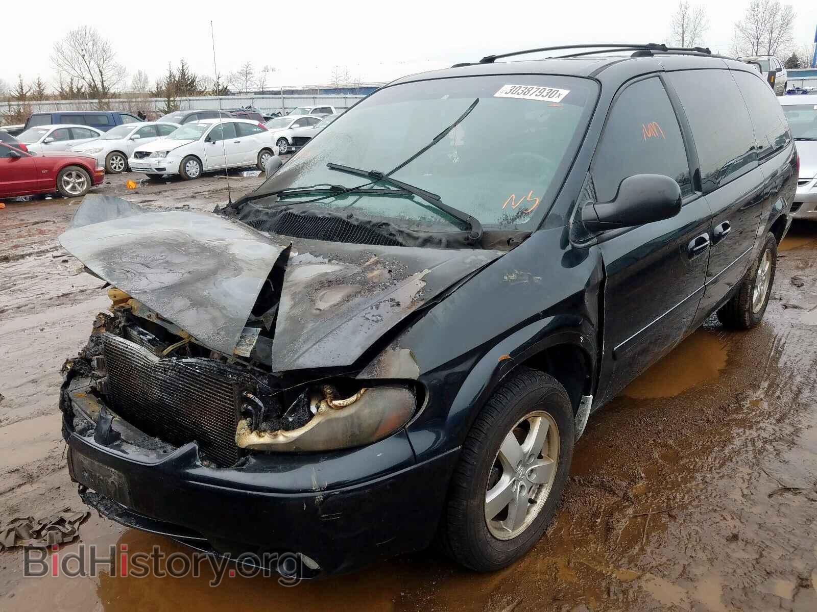 2007 DODGE CARAVAN - VIN: 2D4GP44L87R282445 - Фото 2