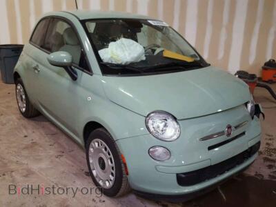 2015 Fiat 500 500 POP, зеленый — VIN 3C3CFFAR7FT609968, Copart