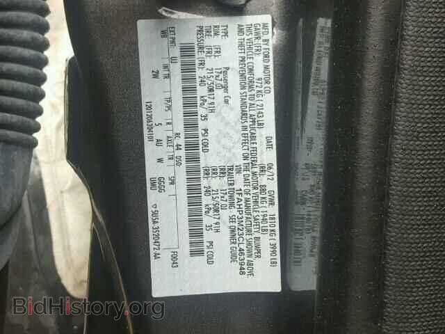 2012 FORD FOCUS - VIN: 1FAHP3M23CL463948 - Фото 10