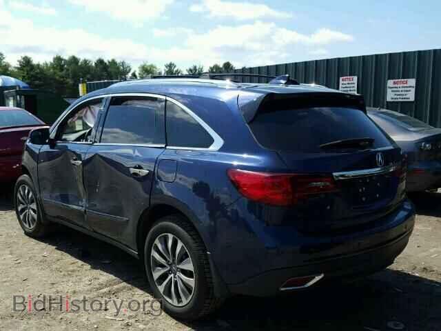 2014 ACURA MDX - VIN: 5FRYD4H42EB005682 - Фото 3