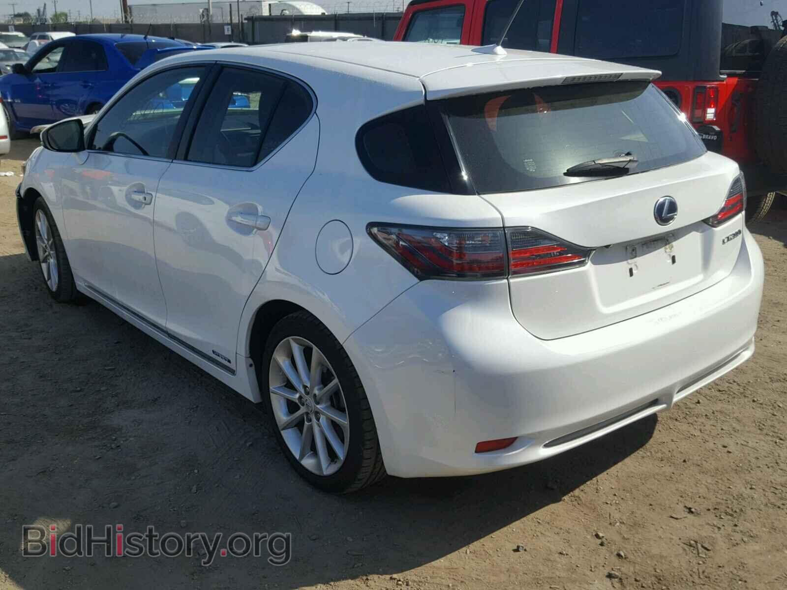 2012 LEXUS CT 200 - VIN: JTHKD5BH5C2092002 - Фото 3