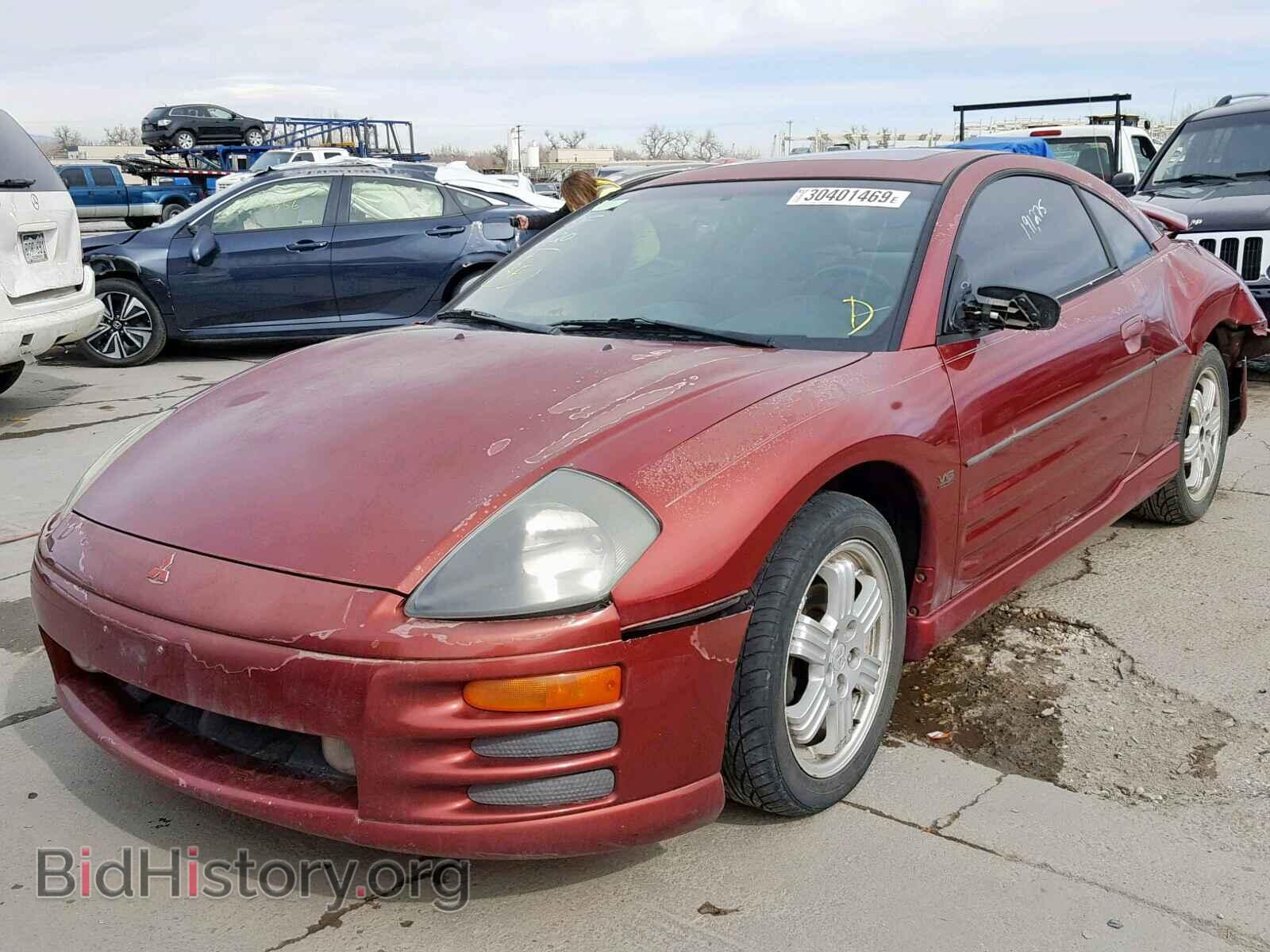 2001 MITSUBISHI ECLIPSE - VIN: 4A3AC84H61E113155 - Фото 2