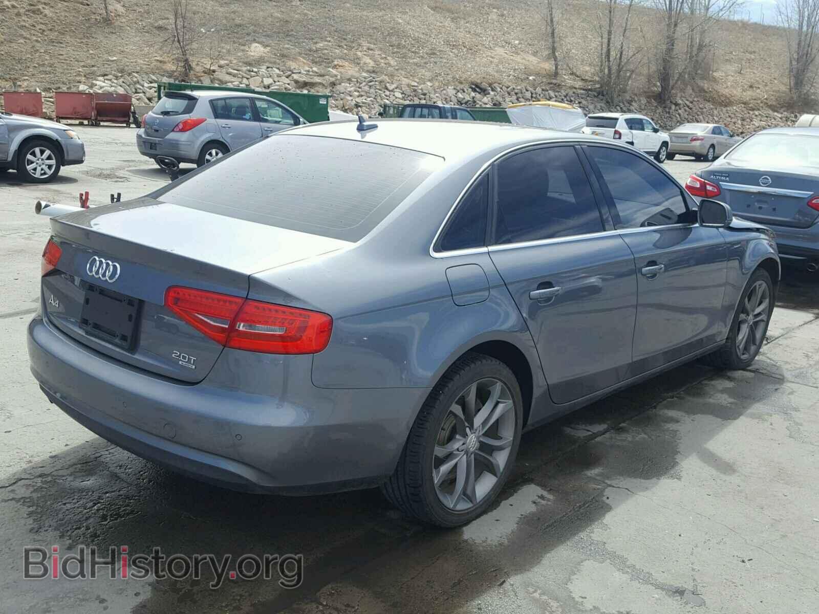 2013 AUDI A4 - VIN: WAUHFAFL2DA181883 - Фото 4