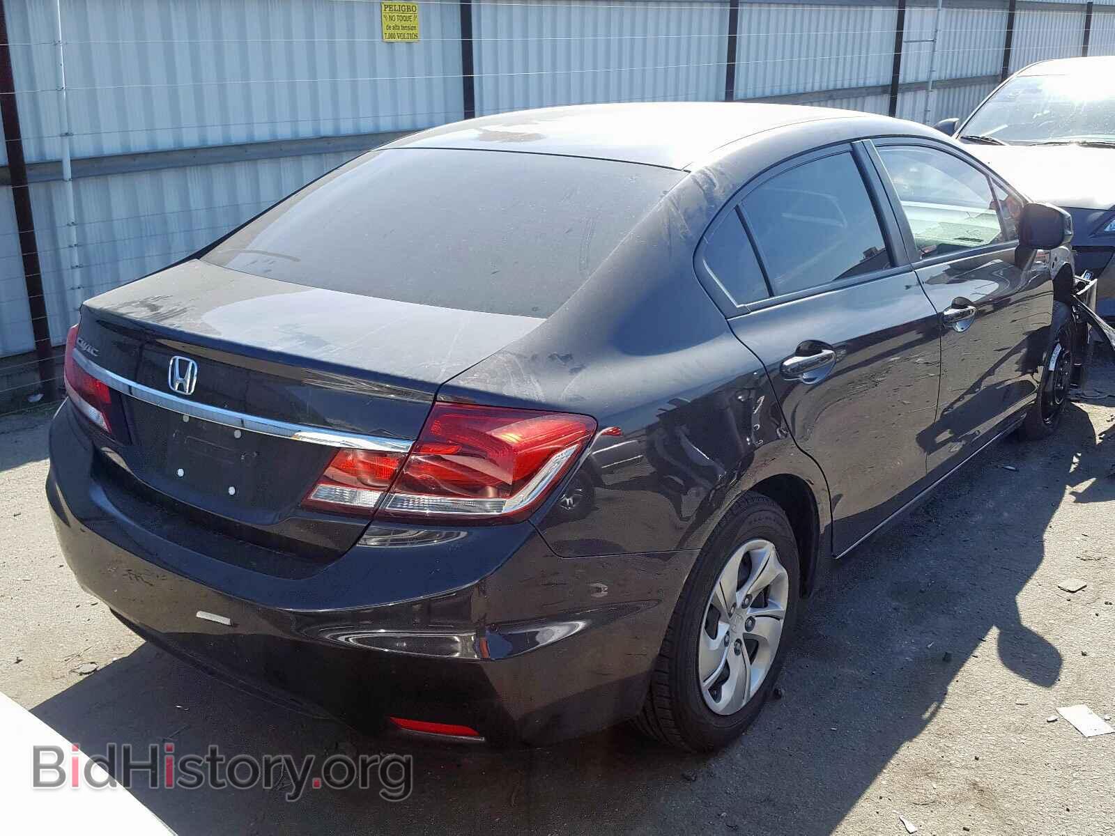 2013 HONDA CIVIC - VIN: 19XFB2F55DE206866 - Фото 4