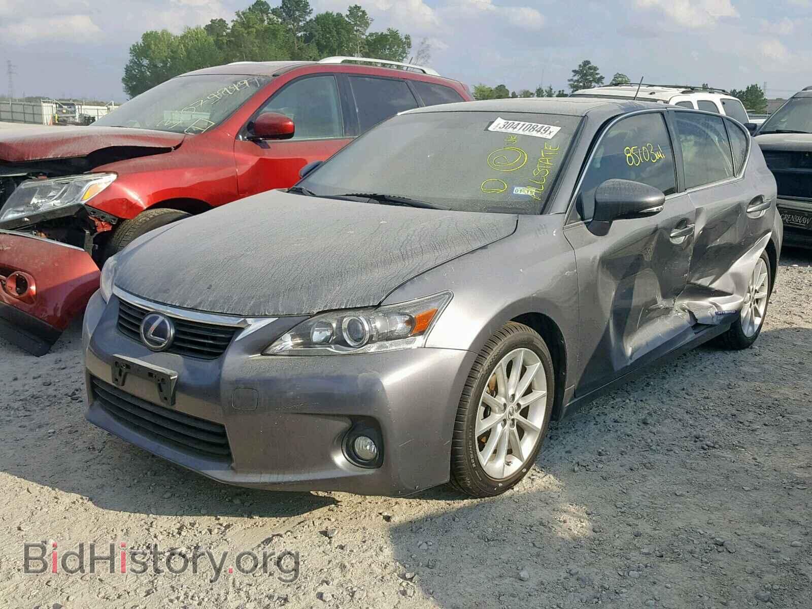 2012 LEXUS CT 200 - VIN: JTHKD5BH0C2120501 - Фото 2