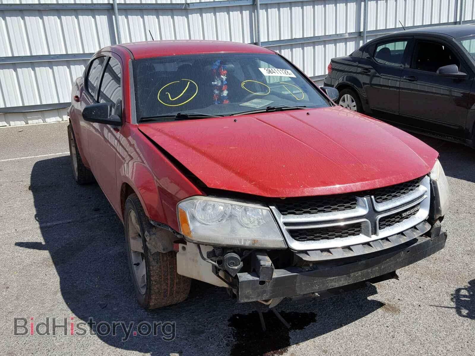 Photo 1C3CDZAB2CN171446 - DODGE AVENGER 2012