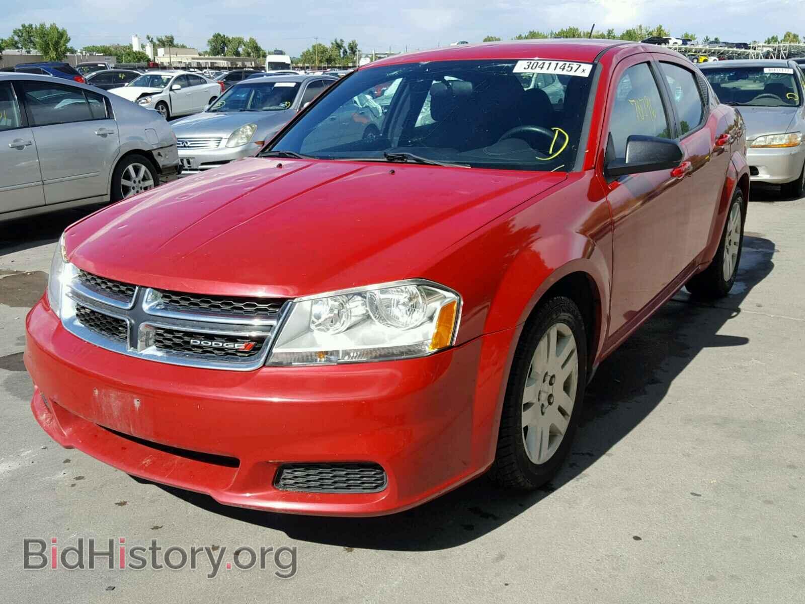 2014 DODGE AVENGER - VIN: 1C3CDZAB2EN125859 - Фото 2