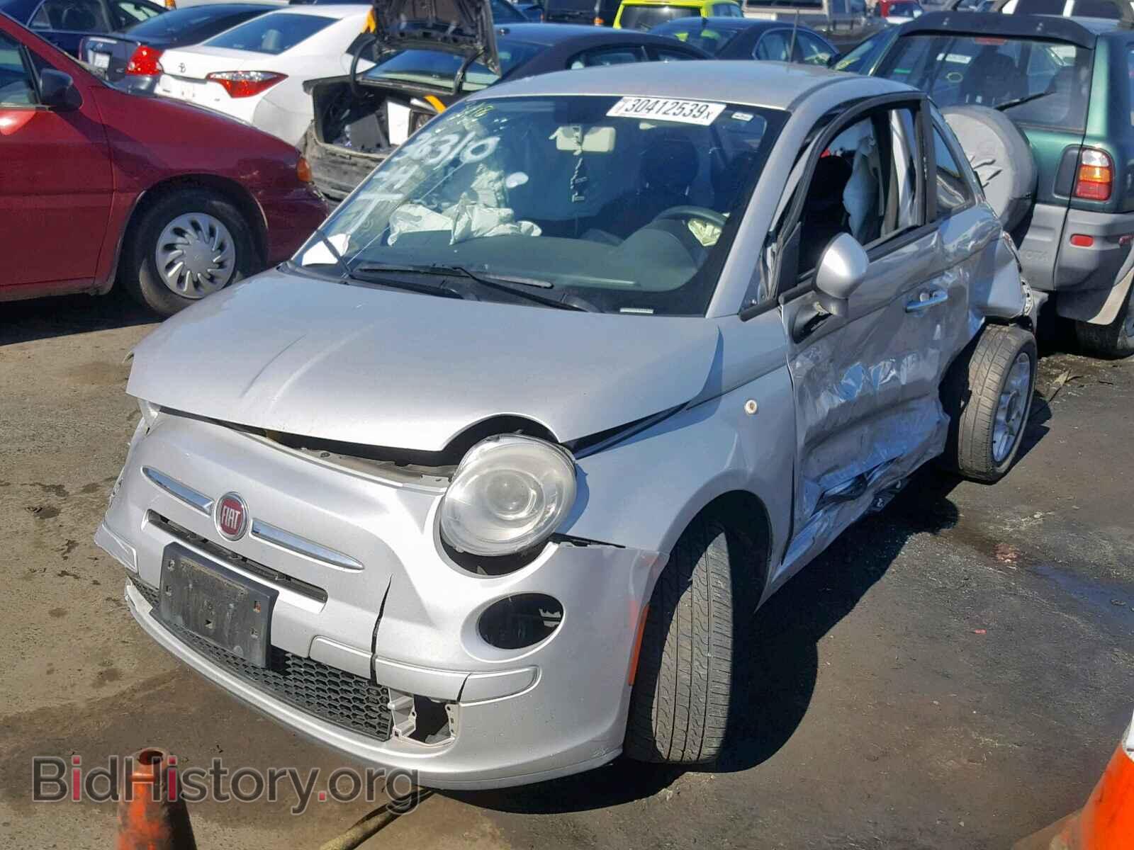 2012 FIAT 500 - VIN: 3C3CFFAR5CT123980 - Фото 2