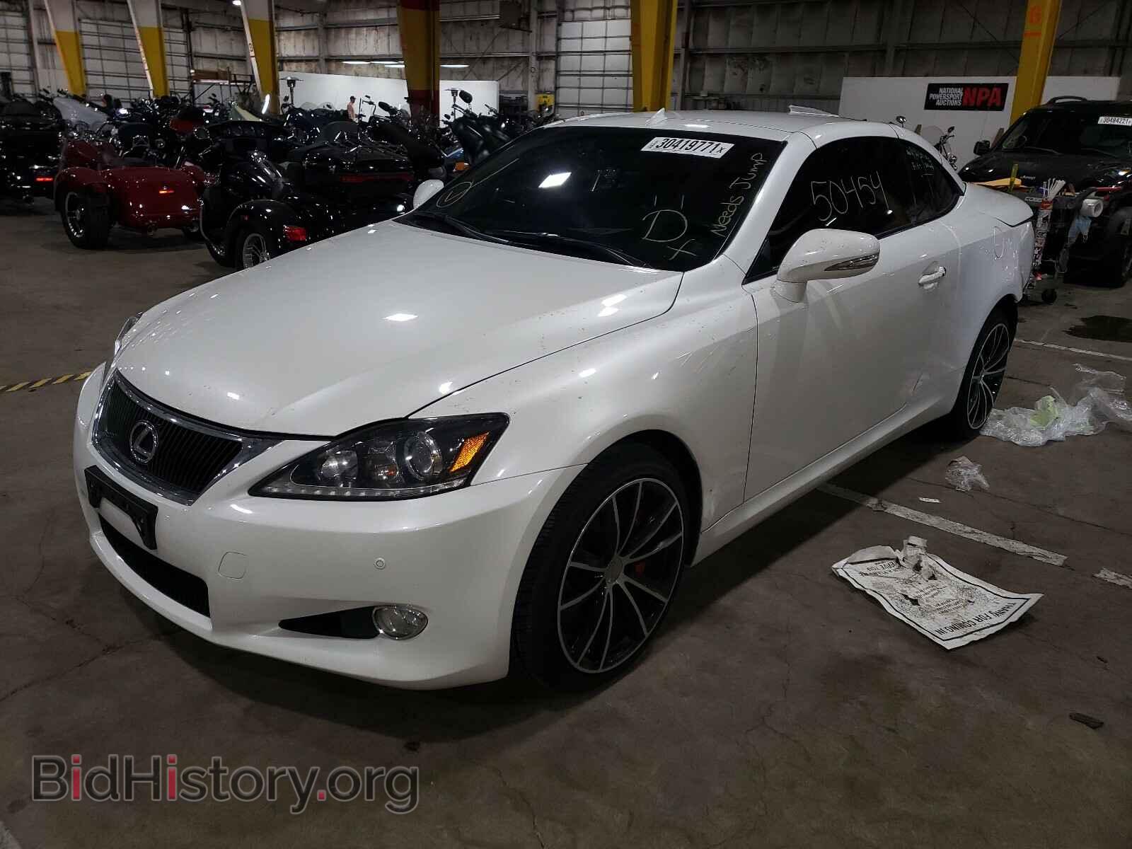 2011 LEXUS IS - VIN: JTHFE2C26B2505275 - Фото 2