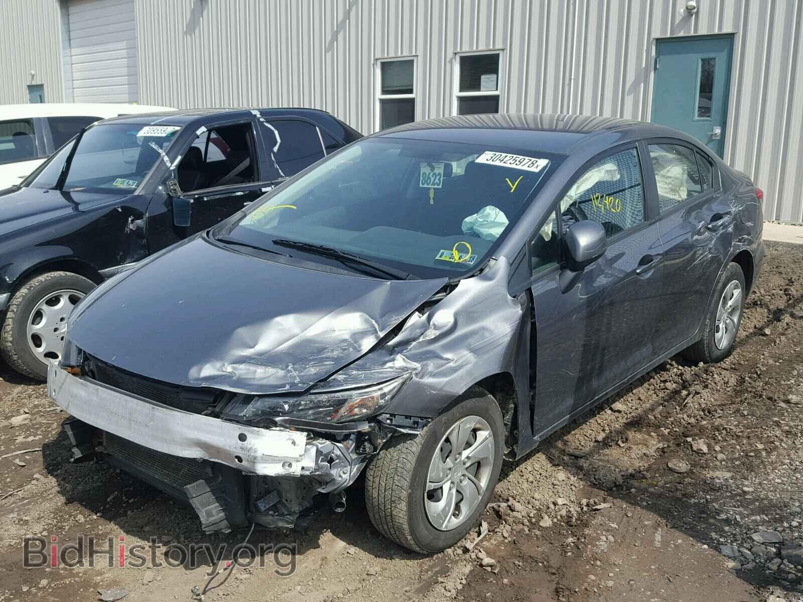 2013 HONDA CIVIC - VIN: 19XFB2F5XDE263967 - Фото 2