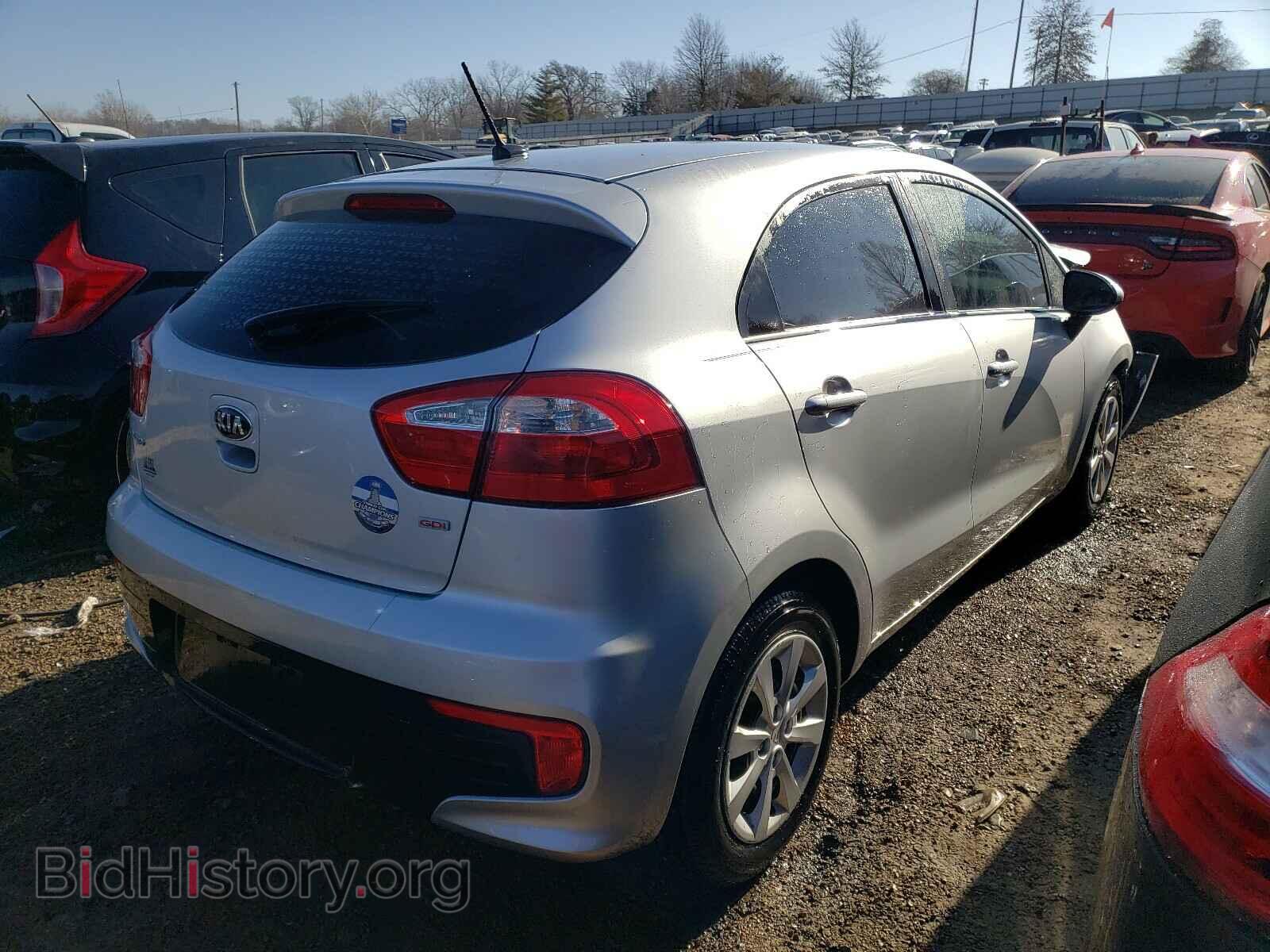 2016 KIA RIO - VIN: KNADM5A31G6645109 - Фото 4