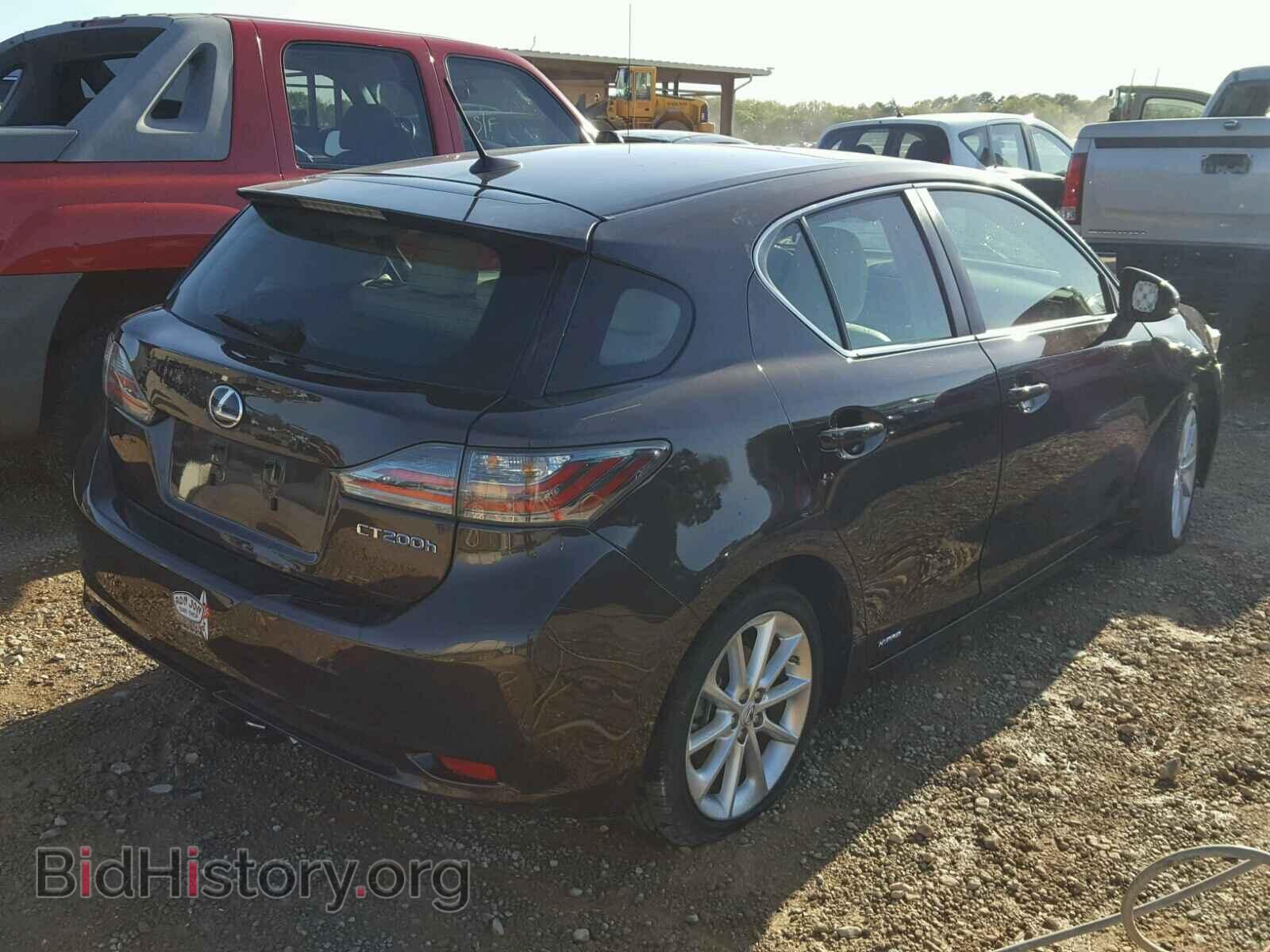 2012 LEXUS CT 200 - VIN: JTHKD5BH2C2084651 - Фото 4