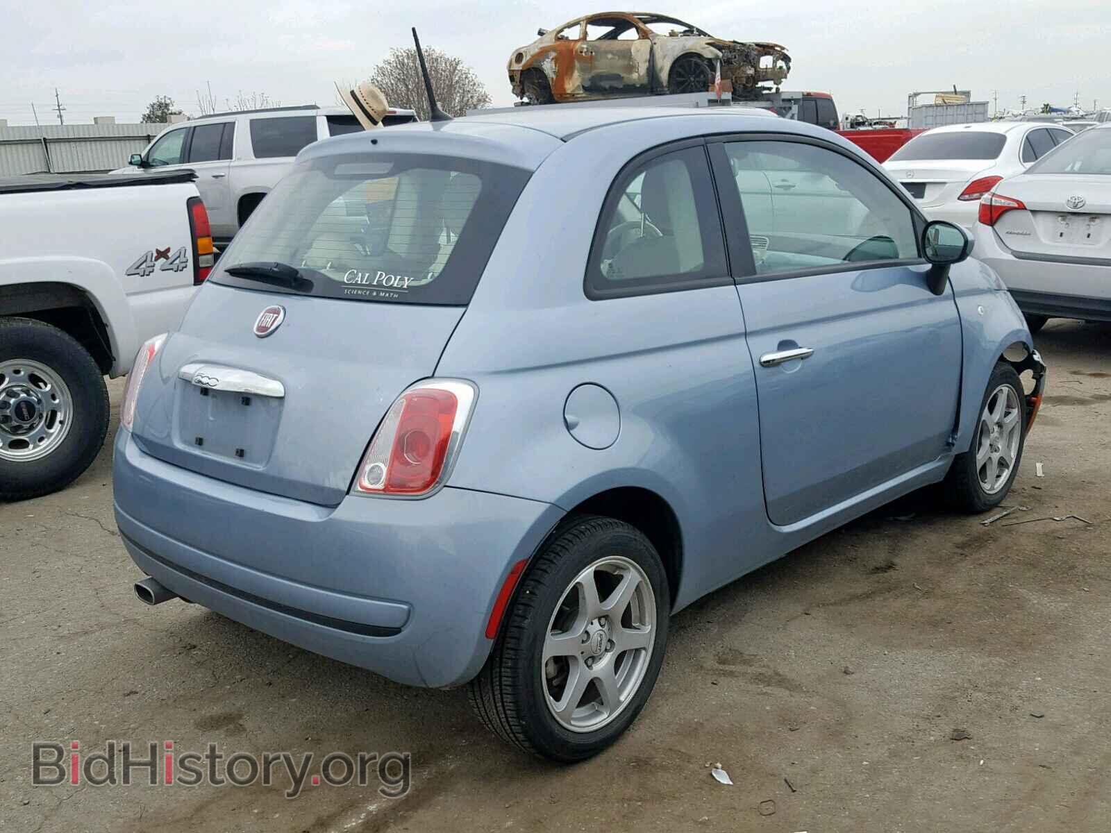 2013 FIAT 500 - VIN: 3C3CFFAR3DT660588 - Фото 4