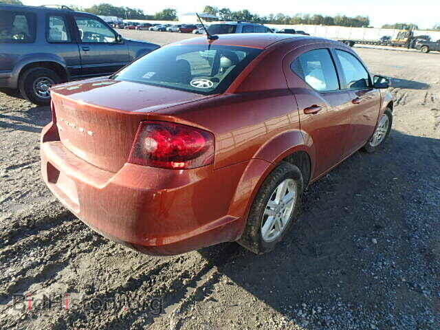 2012 DODGE AVENGER - VIN: 1C3CDZCB4CN161868 - Фото 4