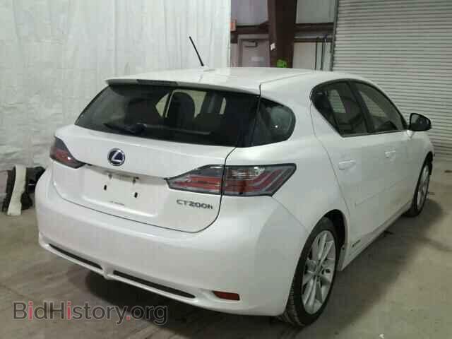 2012 LEXUS CT 200 - VIN: JTHKD5BH4C2094503 - Фото 4