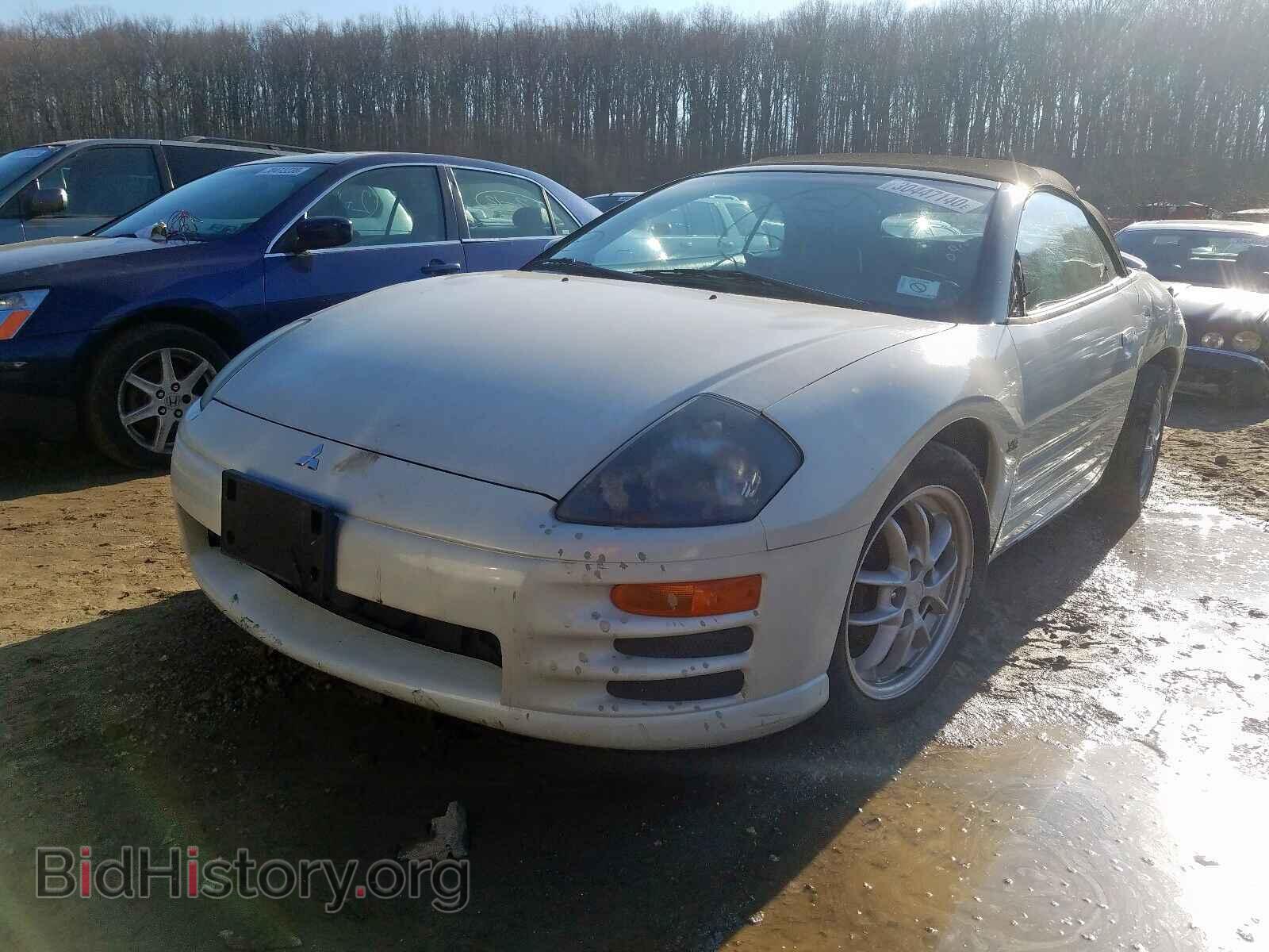 2002 MITSUBISHI ECLIPSE - VIN: 4A3AE85H22E101563 - Фото 2