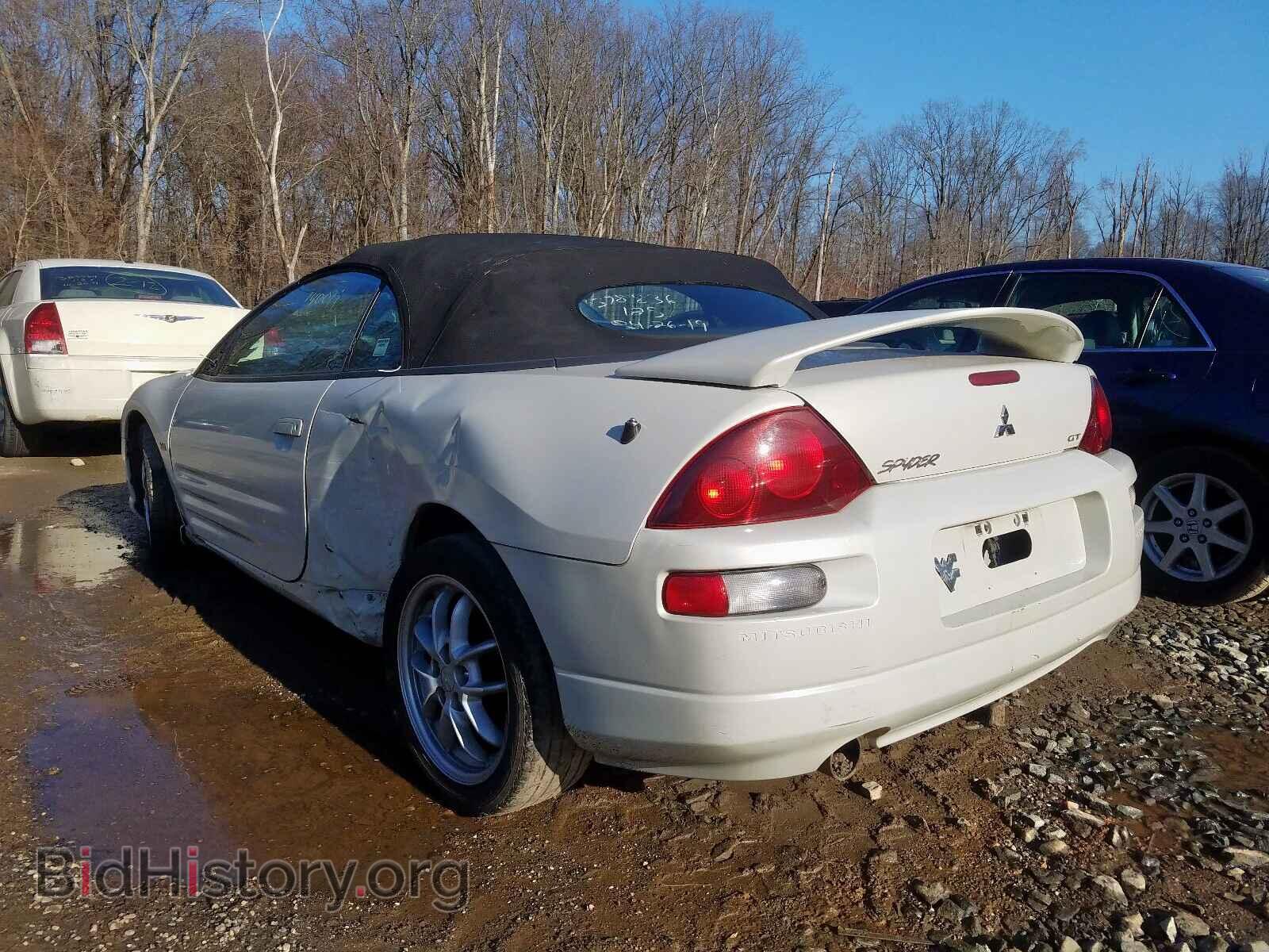 2002 MITSUBISHI ECLIPSE - VIN: 4A3AE85H22E101563 - Фото 3