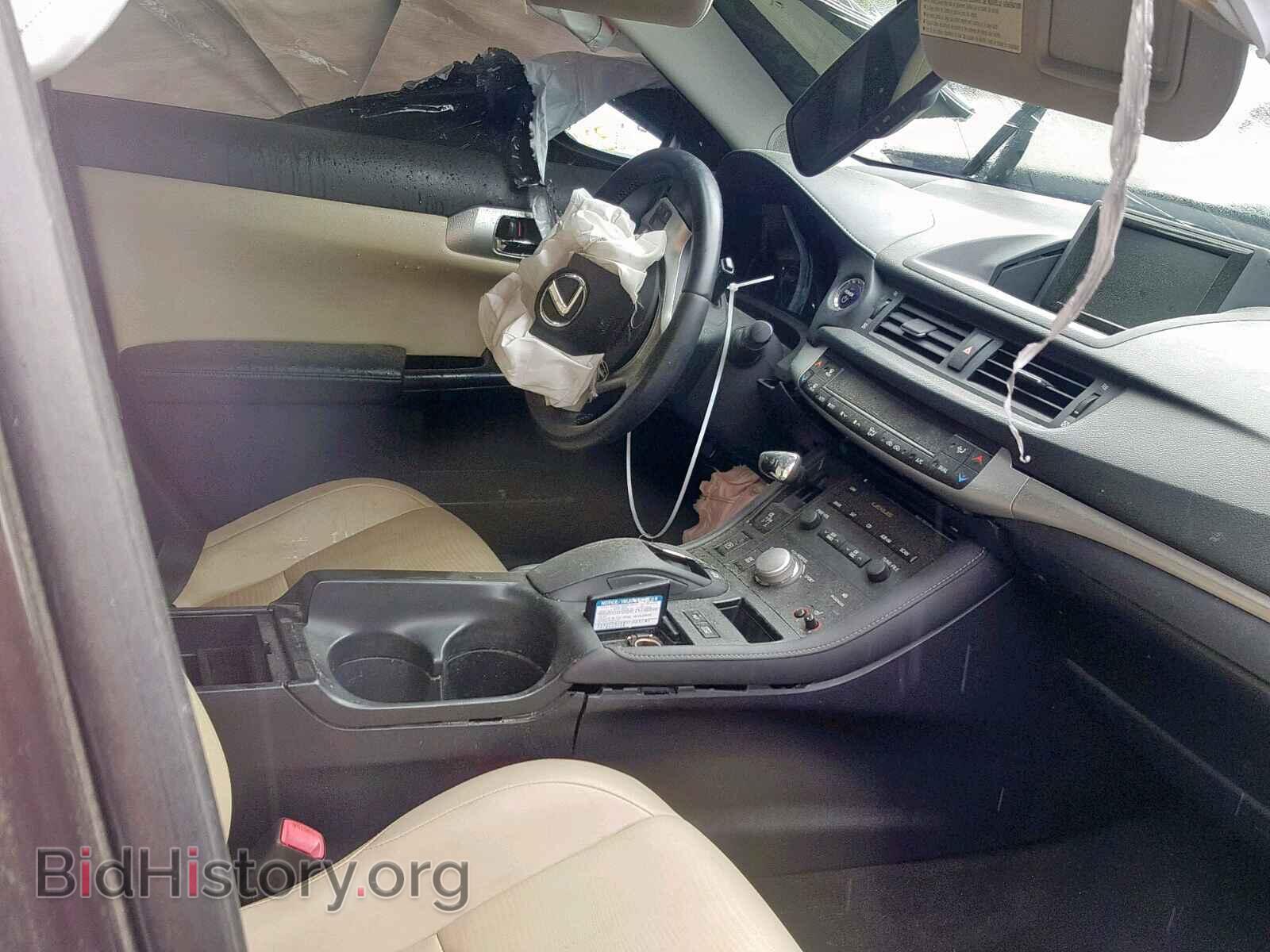 2012 LEXUS CT 200 - VIN: JTHKD5BH6C2093997 - Фото 5