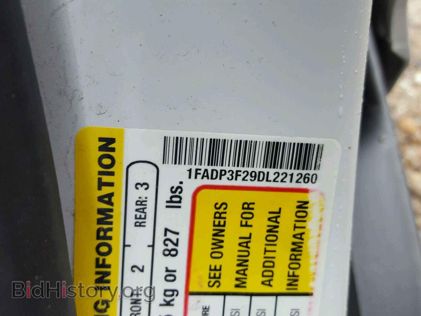 2013 FORD FOCUS - VIN: 1FADP3F29DL221260 - Photo 10