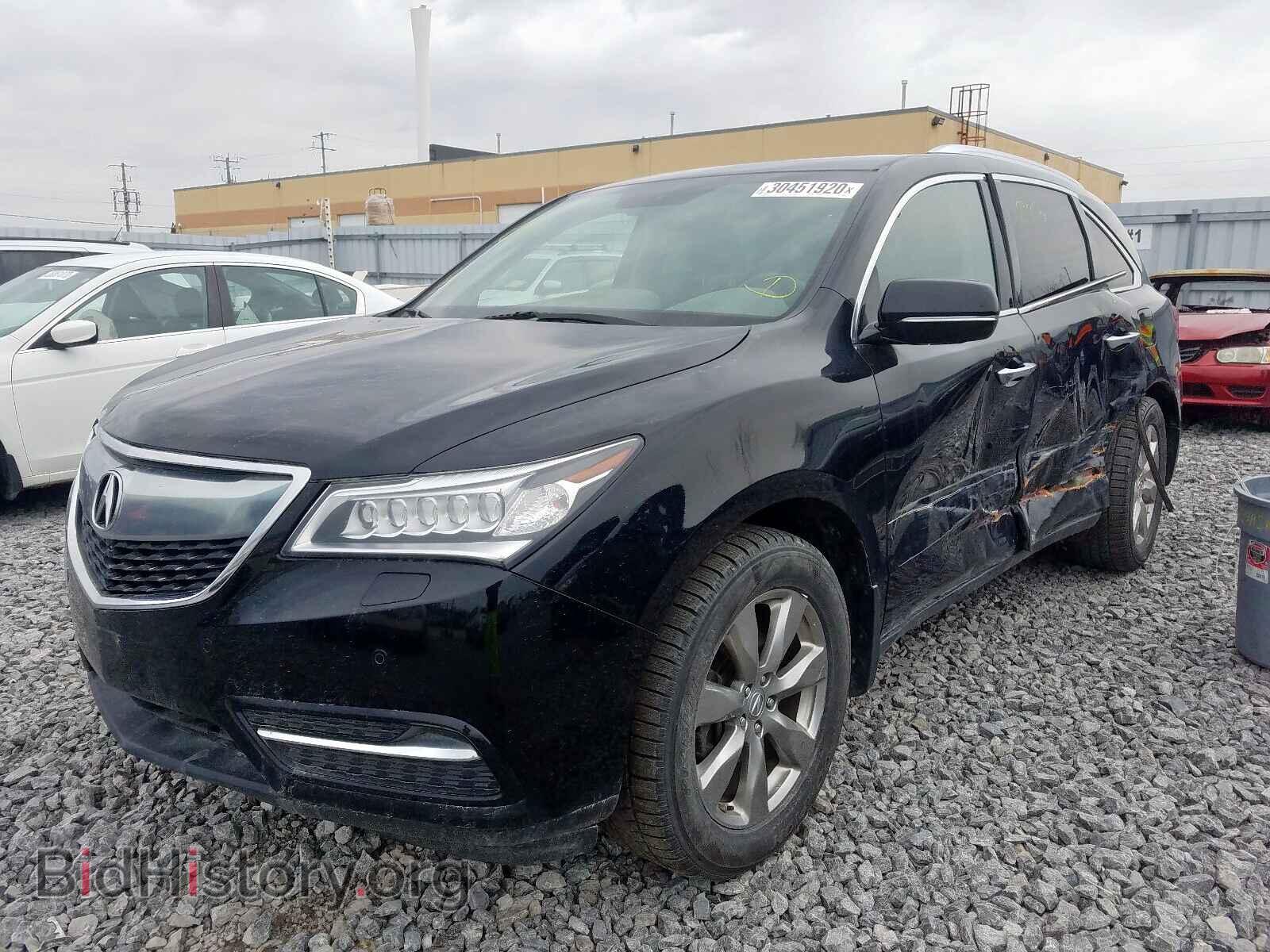 2014 ACURA MDX ADVANC - VIN: 5FRYD4H83EB503473 - Фото 2